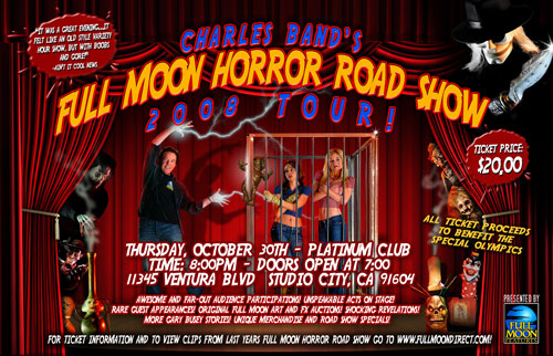 charles band's full moon horror road show