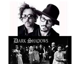 Dark Shadows. Tim Burton & Johnny Depp