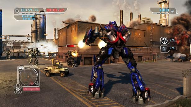 transformers revenge of the fallen videogame ps3 optimus prime