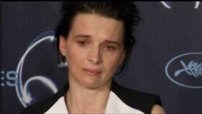 le lacrime di Juliette Binoche al Festival di Cannes