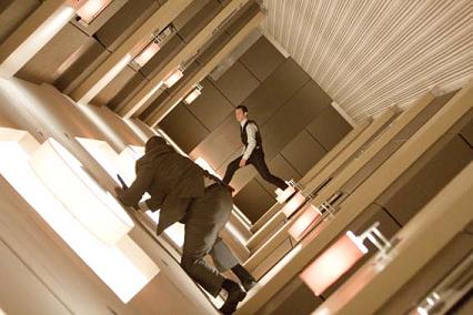 Una scena di Inception di Christopher Nolan