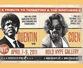 QUENTIN vs COEN -  a New York la mostra-tributo a Tarantino e ai fratelli