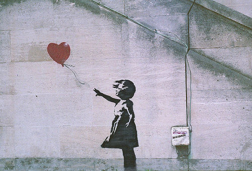 banksy red balloon